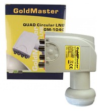 Конвертор  Circular quad LNB GoldMaster GM-104C