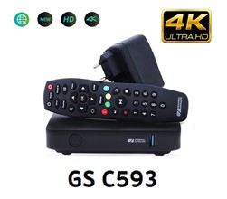 Телевизионный IP-приемник UHD (4K) GS С593 Wi-Fi 
